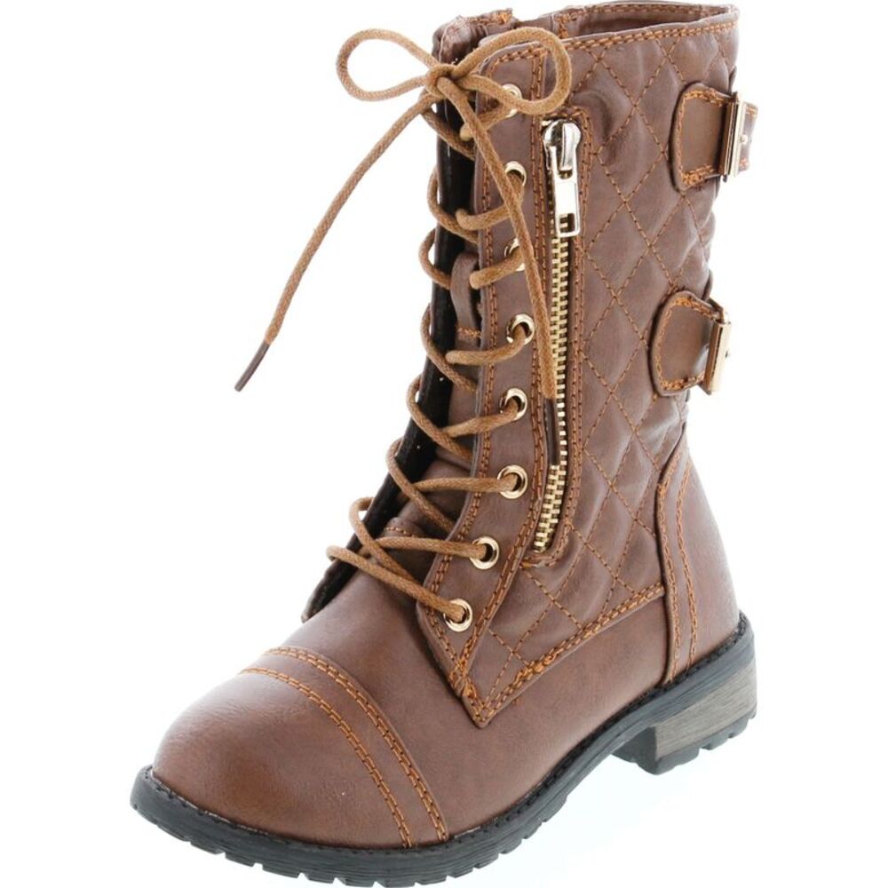 Link Mango-79K Tan ChildG boots 13 NEW